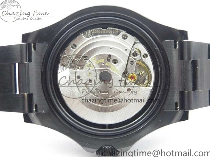MiroTime 0901 EasyCare Yacht-Master 116622 DLC VRF Best Edition Black Dial on DLC Bracelet VR 2918